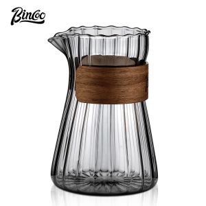 Bincoo Coffee Dripper Set Hand Coffee Pot Tray Set House Coffee Pot Goose Neck Kettle Hanging Ear Filter Paper Sets