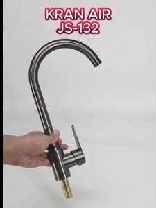 Acebest Kran Angsa Flexible Kran Cuci Piring Wastafel Tancap Bawah Bahan Stainless JS-132