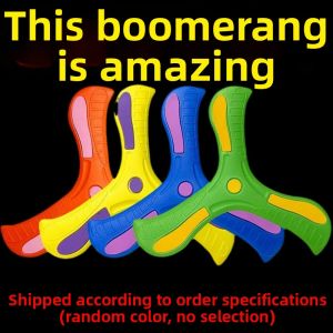Flying Back Durable Soft Plastic Boomerang