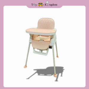 Convertible Table Baby High Chair Foldable Multi-use With Wheels&CompartmentAdjustable Swing Car