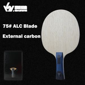 SANWEI-Professional ALC Table Tennis Blade VIS Structure Aryl Carbon Ping Pong Paddle Super Attack 75 Original