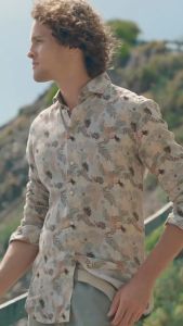 ( Mới ) Áo Sơ Mi Nam Tay Ngắn CAMICISSIMA Họa Tiết Vải Rayon Form Regular Fit Dòng Trendy - TDCRFPT3039