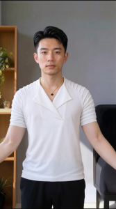 Áo thun áo thun nam cộc tay hàng thiết kế ôm body phong cách thể thao - T46