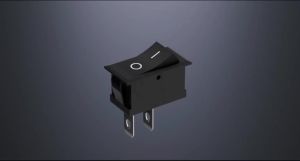 3PCS KCD4 Đen Mini Rocker Switch 4Pin 2 Vị Trí DPST Bật Tắt 20A 125VAC 16A 250VAC Vuông Công Tắc Bật Tắt Cho Thuyền