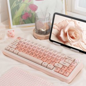 WOMIER 132 Keys Liquid Foundation Keycap HOA Profile PBT Double Shot Keycap For Mx Switch Mechanical Keyboard ISO Enter Custom Key Caps