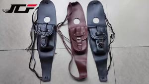 JNYD Motorcycle Synthetic Leather Fuel Tank Cap Cover Panel Bag For Harley Sportster XL 883 1200 Models