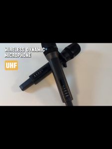 2.4g wireless microphone multi-function echo Vol bass treble receiver and battery rechargeable mic singing KTV mic floating sound good