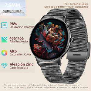 New Ultra Thin Smart Watch men 1.43" AMOLED 466*466 HD Pixel Display Always Show Time Call Reminder Smartwatch Ladies For huawei