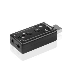 USB Sound Card 7.1 Channel Sound 3.5mm Audio Interface External Sound Card To Earphone Speaker for Win 7 8 Android Linux Mac OS