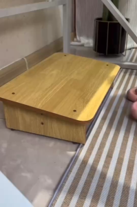 เก้าอี้พักเท้า ที่วางเท้า เก้าอี้วางเท้า เก้าอี้เพื่อสุขภาพ เก้าอี้วางเท้าใต้โต๊ะ นั่งทำงานได้นานมากขึ้น ลดอาการปวดขา วัสดไม้แข็งแรง รับน้ำหนักได้เยอะ