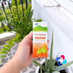 Siro thảo dược EUGICA IVY SYRUP (Hàng nhập khẩu) - Sirô hỗ trợ giảm ho giảm đờm giảm đau họng.