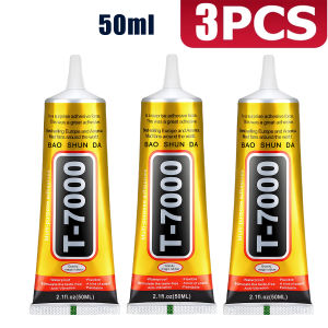 7000 Black Cellphone Tablet Repair Battery Cover LCD Frame Adhesive T-7000 Multifunctional Glue Black Liquid DIY  Electronic Components Point Diamond Jewelry Glass Adhesive.