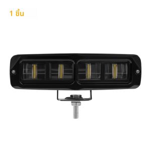 ไฟตัดหมอกขับ LED 12V 24V ไฟบาร์ LED 20W ทางวิบากรถบรรทุก SUV รถบรรทุกขับเคลื่อน4x4อุปกรณ์เสริมรถยนต์มอเตอร์ไซด์ ATV UTV
