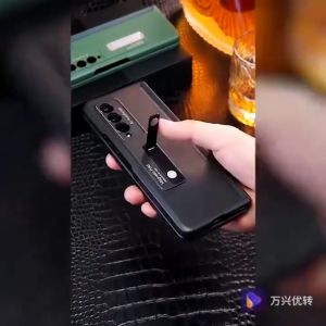 GKK Magnetic Stand Full Fold Phone Case for Honor Magic V2 VS Kick Stand Shockproof Cover Casing with Screen Protector