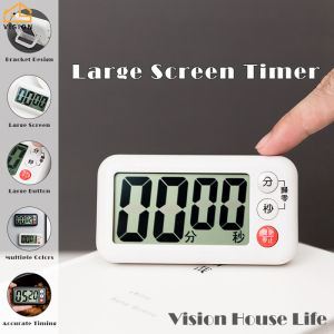 Vision Kitchen Timer Digital Alarm Clock Special Learning Timer A+ Kids Travel Bathroom Desk Smart Clock Large Screen with Magnetic - Battery Operated 99 Minutes 59 Seconds