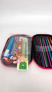 Jarum Rajut Set 100pcs Alat Rajut Set Hakpen Set Perlengkapan Rajut Set