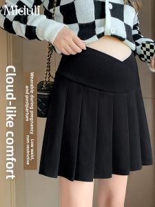 MIDULI | Autumn Winter Thickening Pleated Skirt