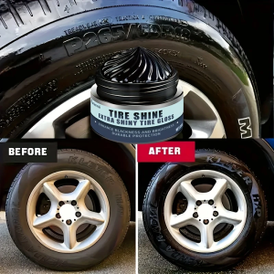 Blackening glossy tire kit multifunctional plastic refurbishing paste suitable for tires interior etc. to solve white spots