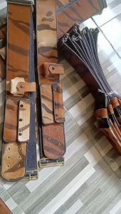 Sabuk Otok Kulit Panjang 150cm | Sabuk Bopo Betawi | Sabuk Jawara Kulit | Sabuk Otok Kulit Motif Macan Polos