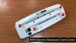 Mesin Potong Kartu Nama Otomatis A4 SK361 Electric Business Card Cutter ( Paper Cutter Alat Potong Kertas Kartu Nama Elektrik )