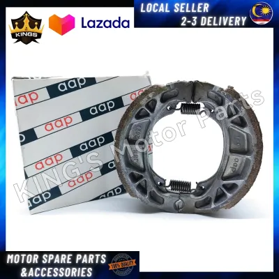 HONDA C70/GBO/EX5/EX5 DREAM/EX5 CLASS/W100 [AAP] REAR FRONT BRAKE SHOE SET LINING BRAKE DEPAN BELAKANG