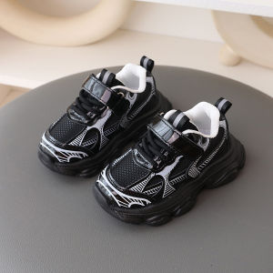 Lightweight Sport Shoes for Girls Casual Dad Shoes Childrens Footwear Baby Girls Sneakers Easy to Wear with Magic Tape