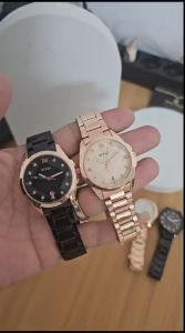 JAM TANGAN WANITA BONIA PERMATA KOTAK / JAM TANGAN TALI RANTAI