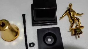 Piala Juara 1 2 3 4(MODEL FUTSAL) "costum" BISA SET DAN BISA SATUAN Trophy free design sticker