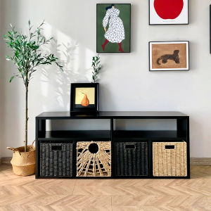 ZHUOHE | Black Multi-functional Storage Cabinet Chinese Antiquity Style