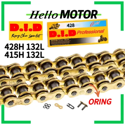 D!D JAPAN O-RING ORING MOTORCYCLE GOLD CHAIN 428HV 428H 132L 415H 132L SS AJI RK RKM ZFORE PROTAPER EX5 DREAM Y15 LC135 RS150 RSX150