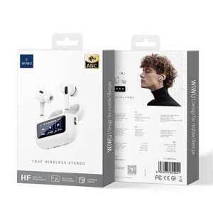 WiWU T22 LCD Touch Screen ANC True Wireless Earphones