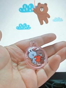 100% Authentic Line Firends Casing for Airtag Case Clear Case Anti-scratch Anti-wear Compact and Portable RXA02