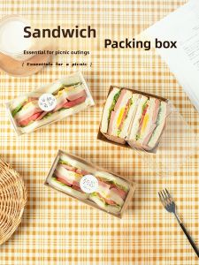 MEIDI | Sandwich Packaging Box for Takeaway and Picnic