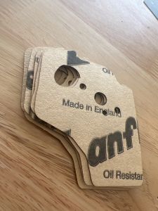 ปะเก็น คาร์บู gx35 หนัง อย่างดี ปะเก็นคาร์บู แพค 2ชิ้น และแพค10ชิ้น กดเลือกด้านล่างราคาส่ง พร้อมส่ง