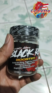 🇸🇬 Fish Food | Channa Black & Red Booster Pellet by BOS BOS QU | Pigment Black Enhancer | Deep Body Blackening & Red Color Boost | Bar Thickening | Pearl & Dorsal Enhancement | Faster Cabung & Flower Growth | Premium Predator Feed