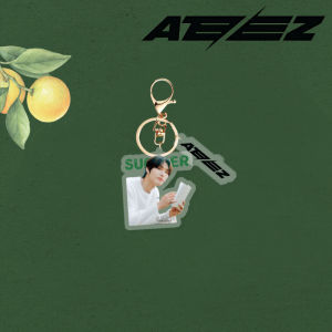 Ateez New Album Acrylic Keychains Jin Hongchong Ding Runhao Fashion Accessories Charms Unbranded Clothing Accessories
