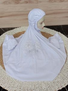 MUKENA DEWASA TERUSAN MOTIF BUNGA BESAR