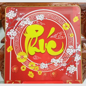 Lịch 2026 - Lịch tráng gương kích thước 34 x 60cm kèm bloc 14.5x20.5cm - Phúc Hoa (PH)