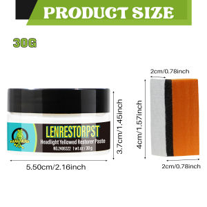 Car Headlight Restoration Polishing Restorer Paste 30g/100g Headlamp Repair Cleaning Oxidation Remover RG322