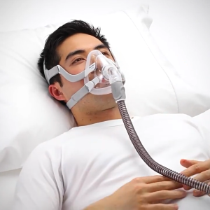 ResMed AirFit F20 Full Face Mask includes frame headband and nose pad