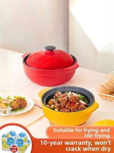IKTN | Heat Resistant Multi-heating Source Suitable Ceramic Stewing Pot