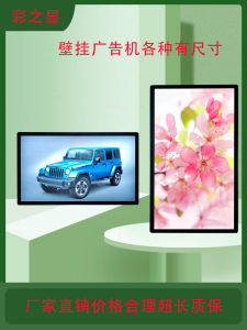 Ultra-Thin Wall-Mounted Advertising Machine 55-Inch High-Definition Integrated Advertising Display Thin Screen Video Player