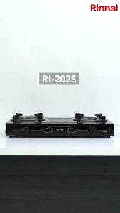 PROMO Kompor Gas 2 Tungku RINNAI RI 202S &PLUS SELANG GAS®ULATOR SNI