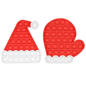 【New Arrival】 Interactive Push Bubble Christmas Gift Focus Train Adults Kids Decompression Toy