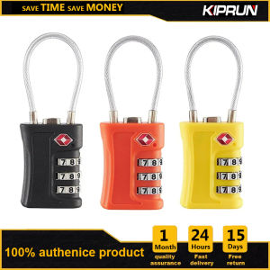 KIPRUN Luggage Lock Cable Travel Lock TSA Approved Cable Travel 3 Digit Combination Lock Safe Padlock for Suitcases Baggage Backpacks Small Cabinets Briefcases Computer Bags