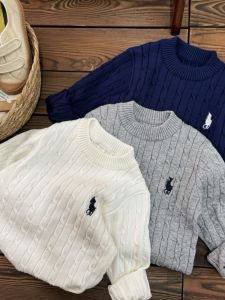 Kids Sweater Autumn and Winter Boys Girls Warm Bottoming Solid Color Bear Sweater Baby Thickening Sweater Sweater Fashion