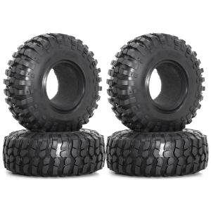 4pcs 1.9 Inch 106mm Rock Crawler Tire Wheel With Solid Beadlock Wheel Rim For 1/10 Axial Traxxas Rc4wd D90 D110 Tf2 Rc Car