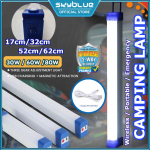 LED Light Tube 30W-200W 17CM~72CM Portable USB Rechargeable Emergency Light Tube For Cabinet Wardrobe Camping Lamp Lampu Almari LED