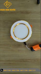 (Đổi 3 màu) Đèn led âm trần Downlight 7W D120 | 9W D130 - ánh sáng đổi 3 chế độ Trắng - Vàng - Trung tính