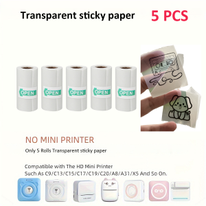 Mini Printer Portable Thermal Printer Photo Lable Printing Pocket Printer 57mm Printing Wireless BT 200dpi Android IOS Printers